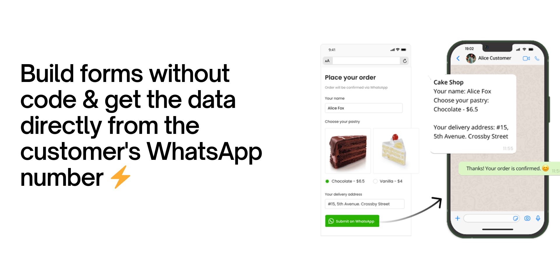 WhatsApp Forms Demo Interface